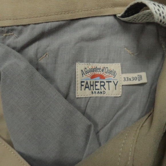 Faherty Pants Men 33x26 Island West Khaki Movement 5 Pocket Chino * - Picture 5 of 12